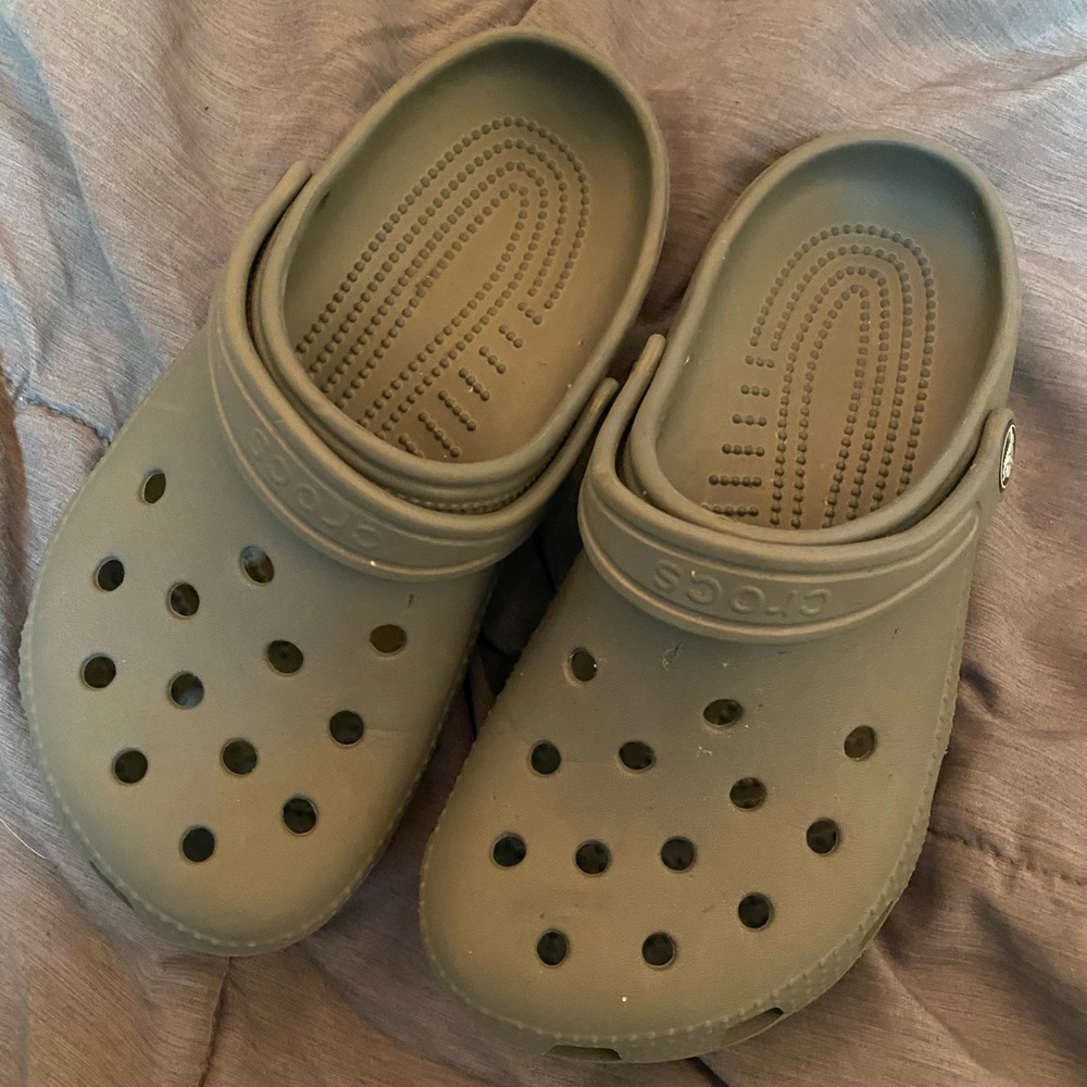 Grey Crocs